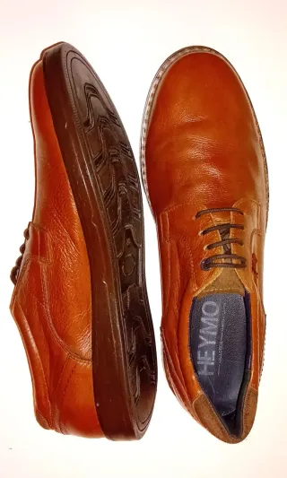 Scarpe in pelle Heymo marroni