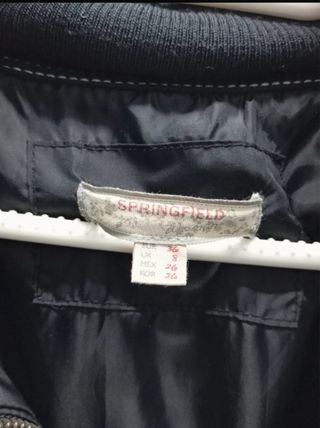 Chaqueta Springfield negra chica