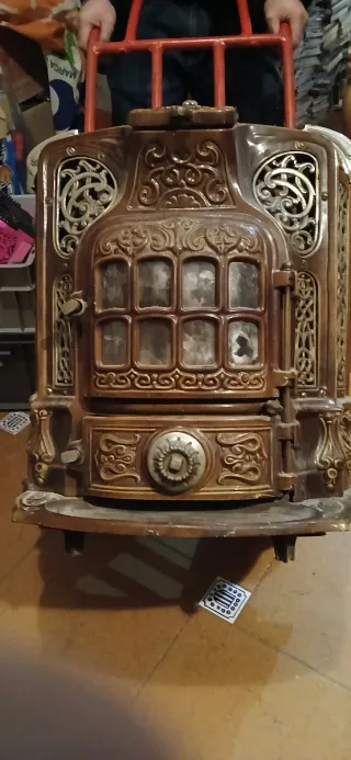 Estufa de leña/carbón 1890 (3 porcelana)