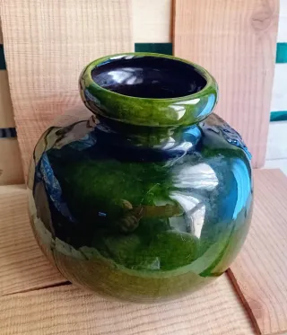 Scheurich 284 15 W.Germany fat lava 'pumpkin'vaso