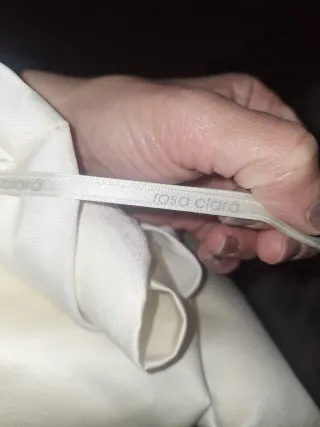 Vestido de Novia Beige/Blanco