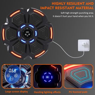 Music Boxing Machine con Guantes Boxeador de Pared