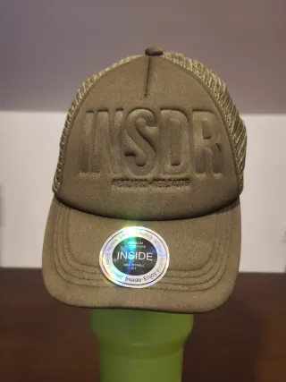 Gorra INSDR verde militar ajustable