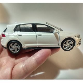 VW GOLF MK 8 GTI-Blanco-Welly-1:36-Metal