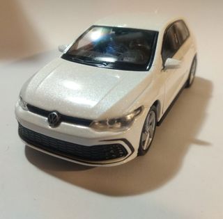 VW GOLF MK 8 GTI-Blanco-Welly-1:36-Metal