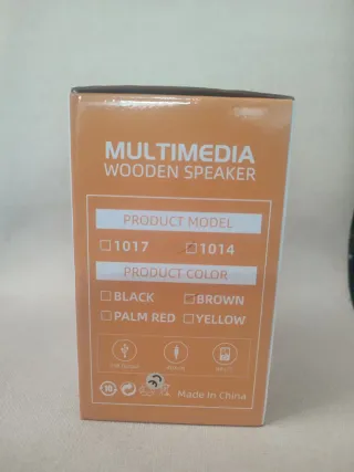 Pareja Altavoces Wooden Speaker Nuevos