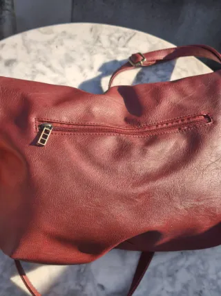 Bolso Nox burdeos Piel