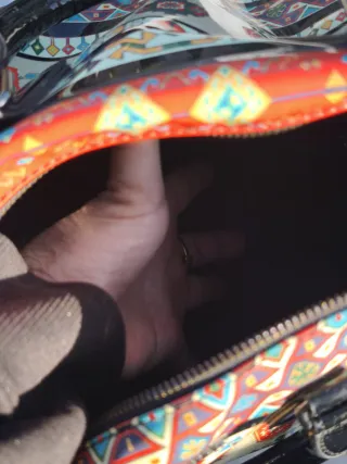 Bolso estampado étnico