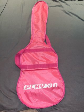 stratocaster rosa ideal para iniciarte en la music