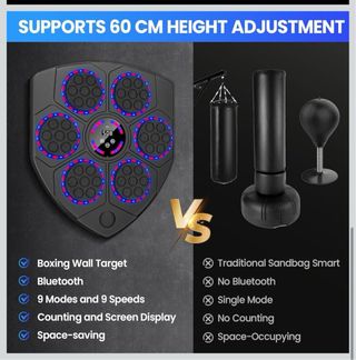 Macchina Boxe Musicale LED Bluetooth