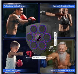 Macchina Boxe Musicale LED Bluetooth