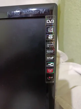 Televisión LG Negra