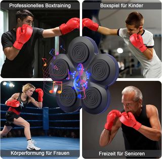 Máquina de Boxeo Musical 9 Niveles de Velocidad