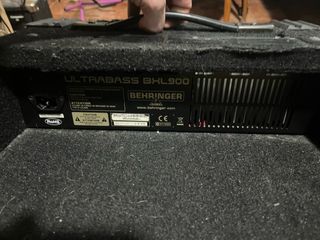 Bajo phil pro red cherry y amplificador 90 watts