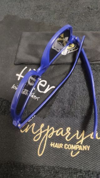 Gafas de sol espejo azules