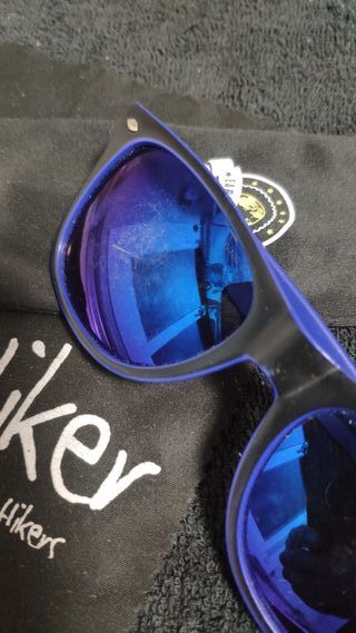 Gafas de sol espejo azules