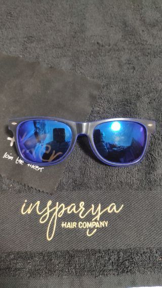 Gafas de sol espejo azules