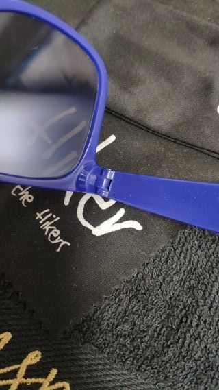 Gafas de sol espejo azules