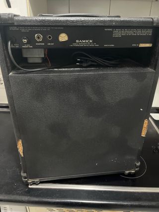 Amplificador 80 watts para bajo samick korea