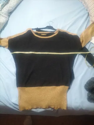 Lote 2 Camisetas Manga Larga Fiesta Mujer Talla L