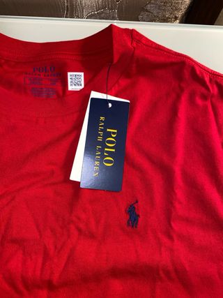 Maglietta Polo Ralph Lauren rossa uomo