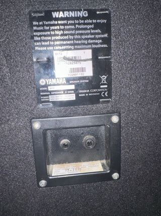 Altavoces Yamaha BR12