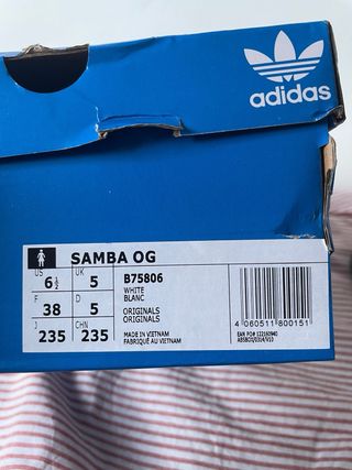 Adidas Samba Talla 38 Nuevas