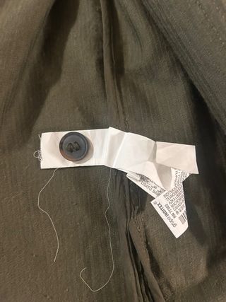 Chaqueta Zara Pana Verde