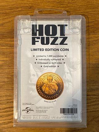 Moneda Hot Fuzz Edición Limitada Cine