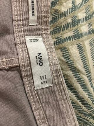 Mango Culotte Lila Talla 52