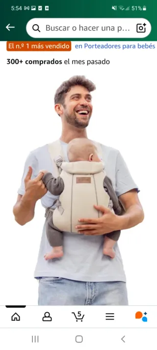 Portabebé Jane casi sin usar