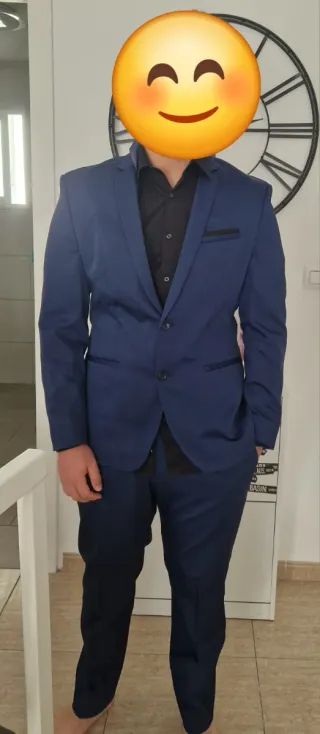 Traje Zara Man Azul