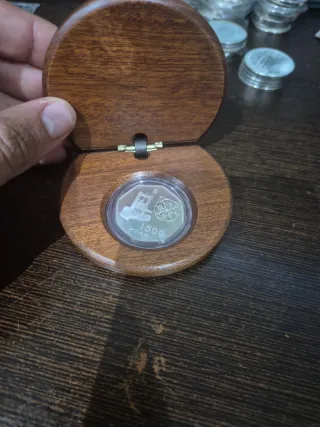 Moneda 1500 Pesetas Plata
