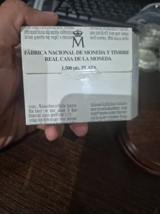 Moneda 1500 Pesetas Plata