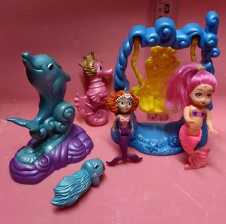 Lote Juguetes Sirenas y Delfín