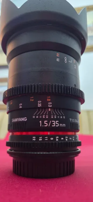 Objetivo Samyang VDSLR II 35mm T1.5 Nikon