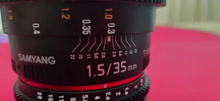 Objetivo Samyang VDSLR II 35mm T1.5 Nikon