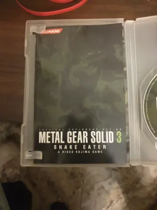 Metal Gear Solid 3 PS2 Konami