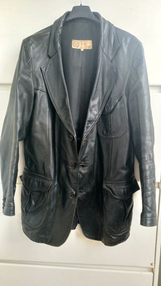 Vintage Leather Jacket Giacca in Pelle Uomo 52