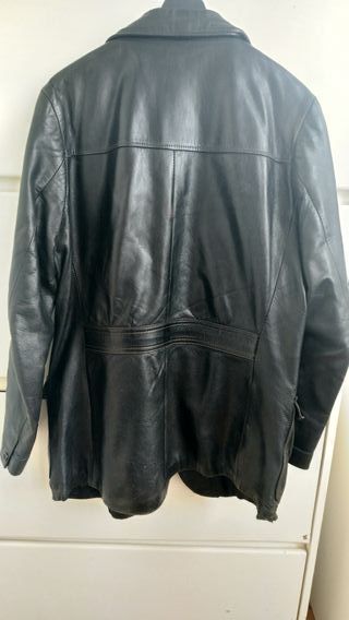 Vintage Leather Jacket Giacca in Pelle Uomo 52
