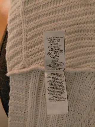 Poncho Next Blanco Talla Única