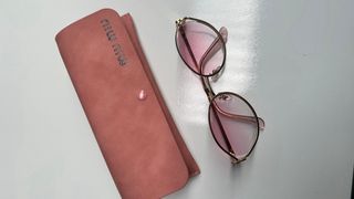 Occhiali Miu Miu Oro Rosa