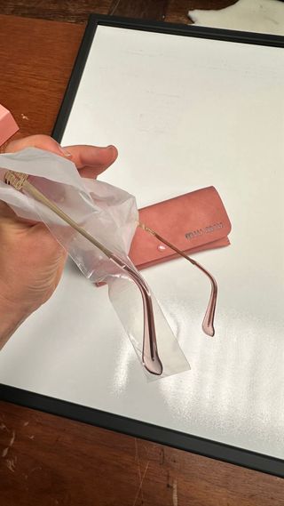 Occhiali Miu Miu Oro Rosa