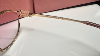 Occhiali Miu Miu Oro Rosa