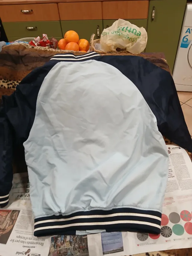 Chaqueta Guess Jeans Universitaria Azul