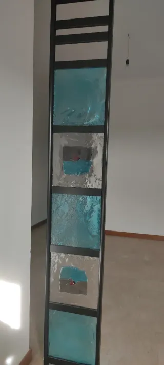 Vetrata divisoria in vetro di Murano