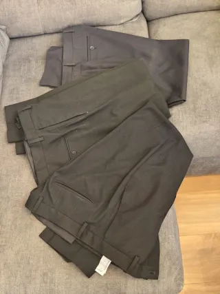 Pantalones de traje negros