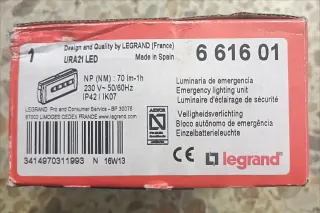 Luz Emergencia Legrand URA21 LED ( pack de 20 und)