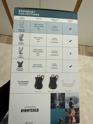 Nuevo portabebe Ergobaby Omni 360 Cool Air Mesh