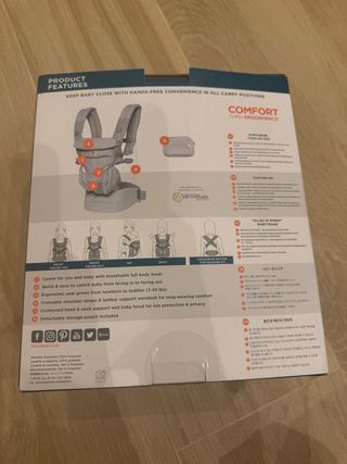 Nuevo portabebe Ergobaby Omni 360 Cool Air Mesh